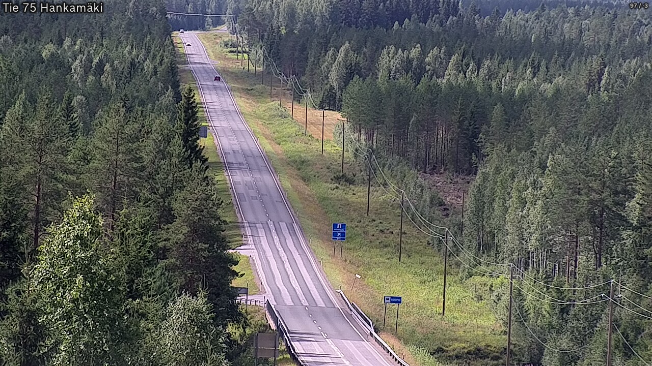 Kelikamerat Kuva Tie 75 Rautavaara, Hankamäki, Rautavaara, Pohjois-Savo