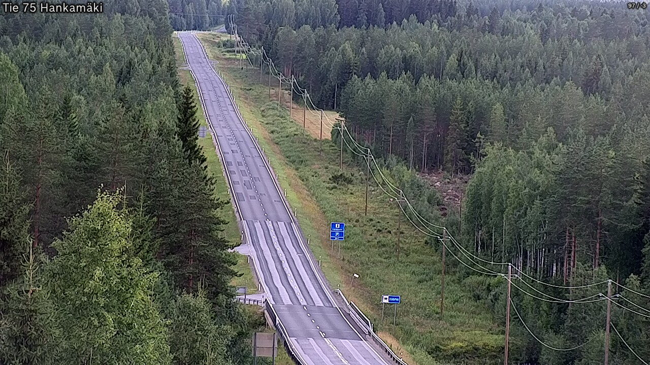 Kelikamerat Kuva Tie 75 Rautavaara, Hankamäki, Rautavaara, Pohjois-Savo