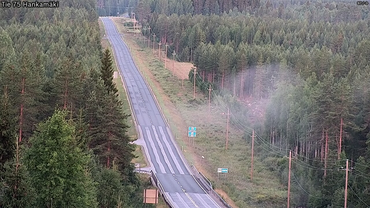 Kelikamerat Kuva Tie 75 Rautavaara, Hankamäki, Rautavaara, Pohjois-Savo