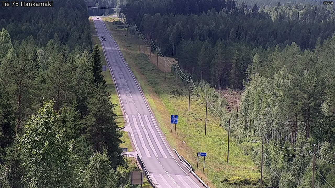 Kelikamerat Kuva Tie 75 Rautavaara, Hankamäki, Rautavaara, Pohjois-Savo