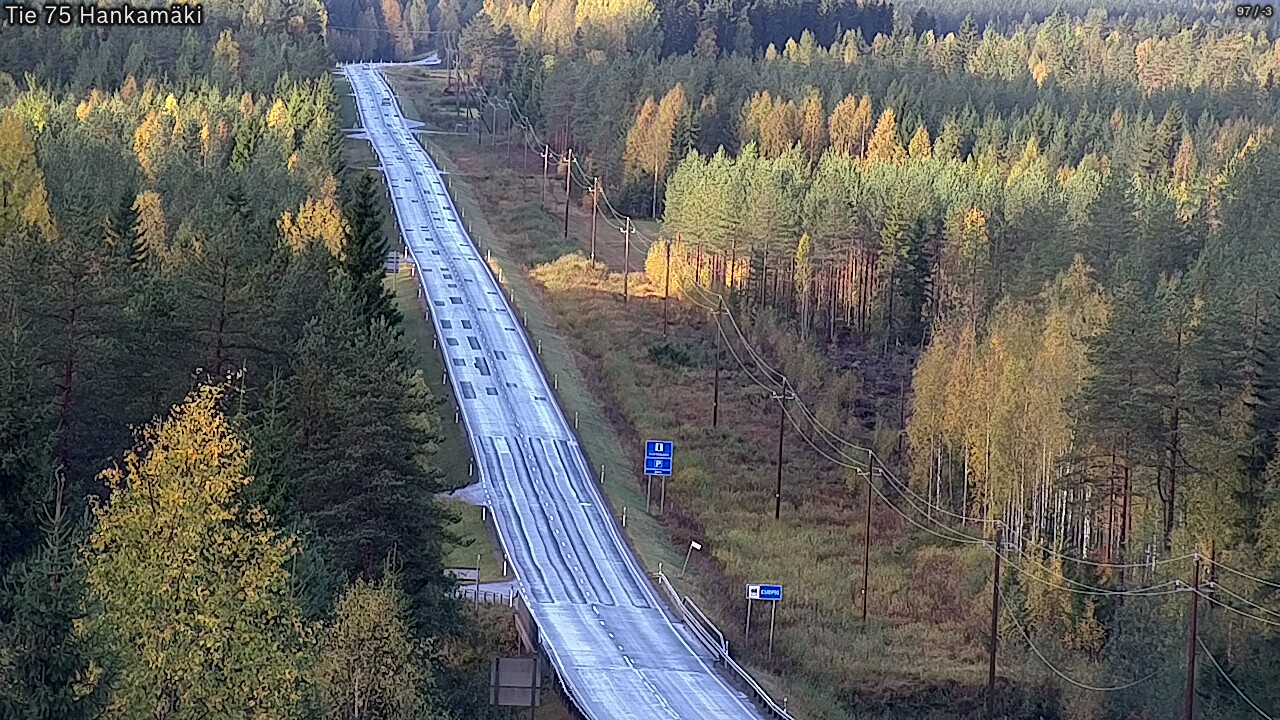 Weather Camera Image Road 75 Rautavaara, Hankamäki, Rautavaara, Pohjois-Savo