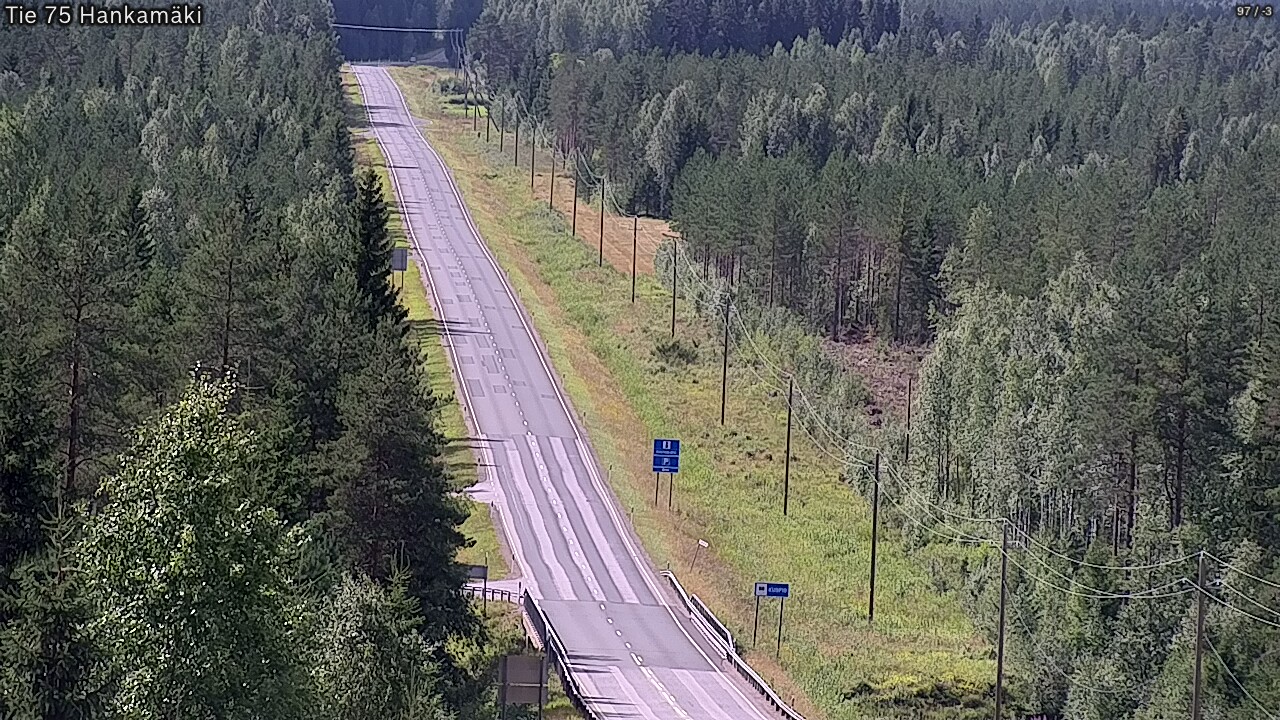 Kelikamerat Kuva Tie 75 Rautavaara, Hankamäki, Rautavaara, Pohjois-Savo