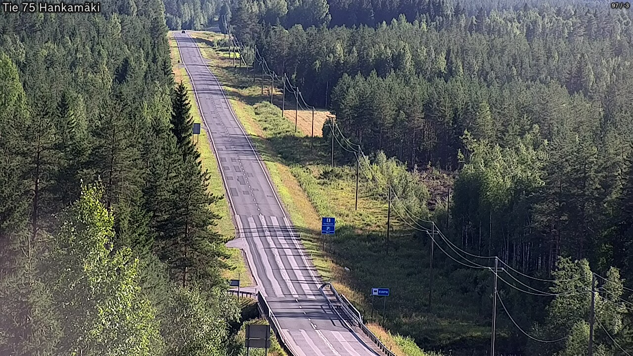 Kelikamerat Kuva Tie 75 Rautavaara, Hankamäki, Rautavaara, Pohjois-Savo