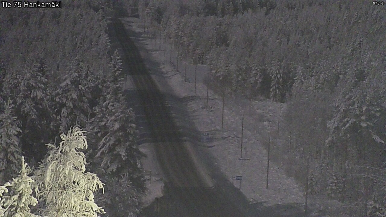 Weather Camera Image Väg 75 Rautavaara, Hankamäki, Rautavaara, Pohjois-Savo