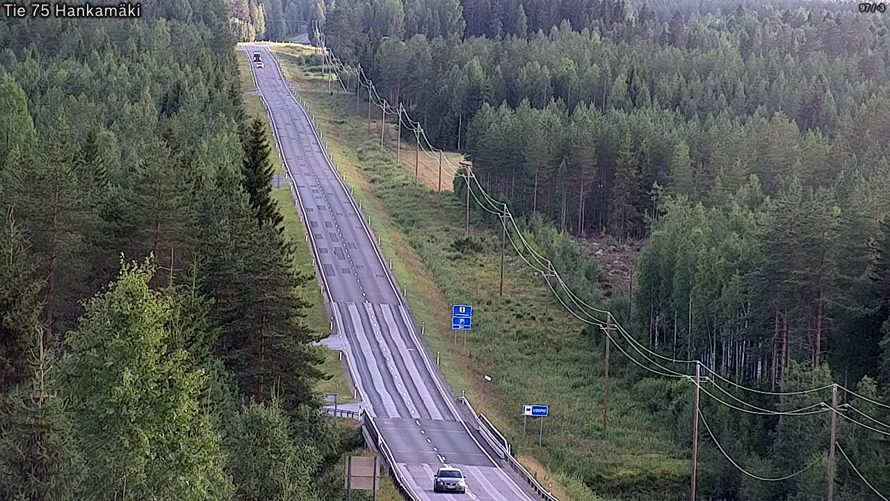 Kelikamerat Kuva Tie 75 Rautavaara, Hankamäki, Rautavaara, Pohjois-Savo