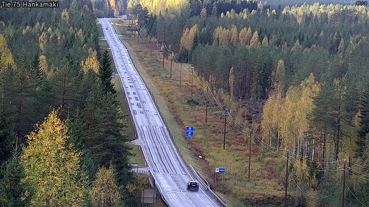 Weather Camera Image Road 75 Rautavaara, Hankamäki, Rautavaara, Pohjois-Savo