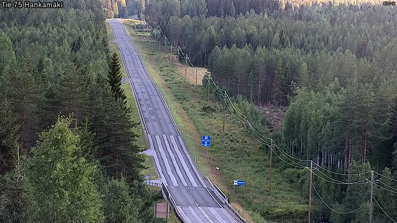 Kelikamerat Kuva Tie 75 Rautavaara, Hankamäki, Rautavaara, Pohjois-Savo