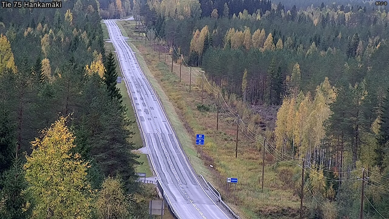 Weather Camera Image Road 75 Rautavaara, Hankamäki, Rautavaara, Pohjois-Savo