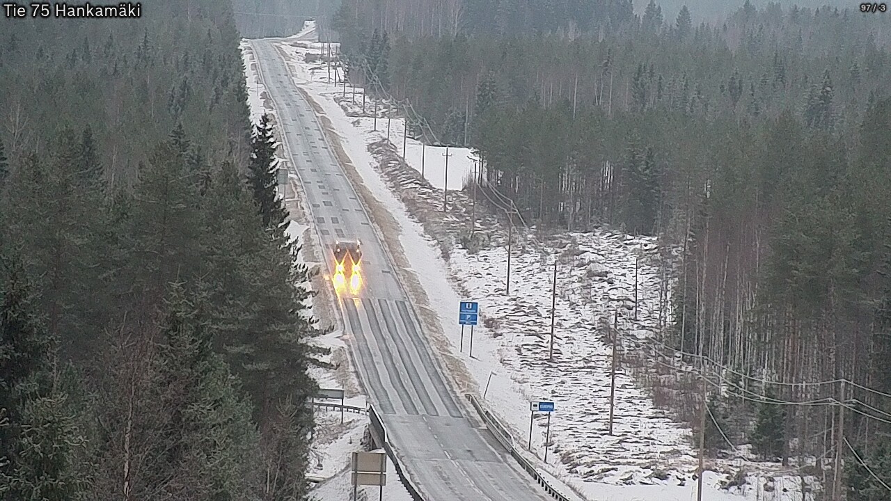 Kelikamerat Kuva Tie 75 Rautavaara, Hankamäki, Rautavaara, Pohjois-Savo