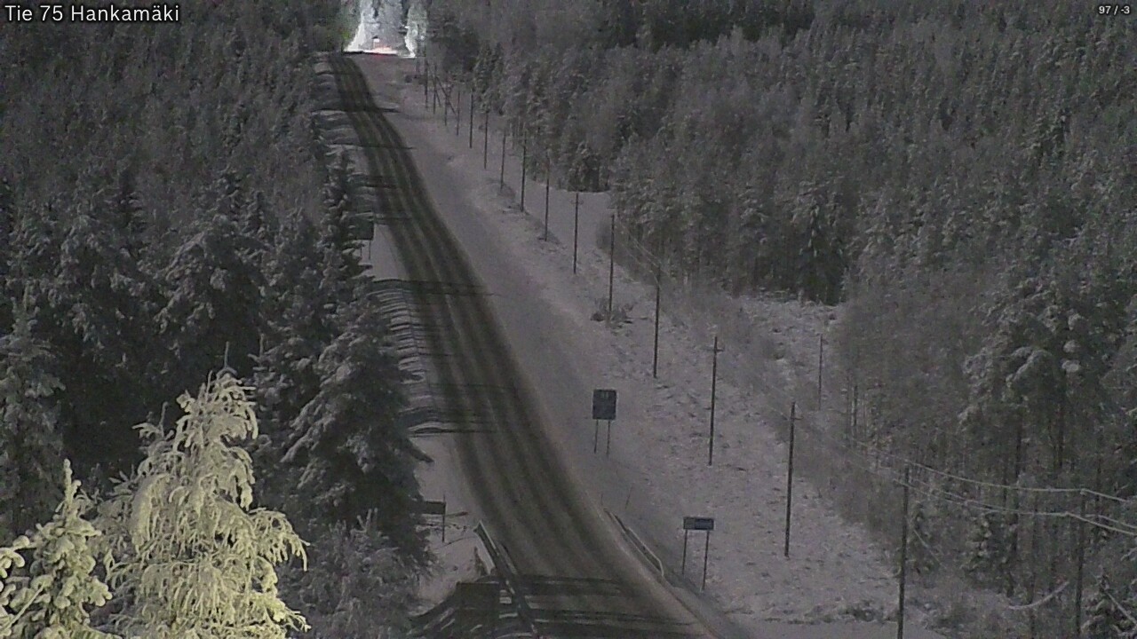 Weather Camera Image Väg 75 Rautavaara, Hankamäki, Rautavaara, Pohjois-Savo