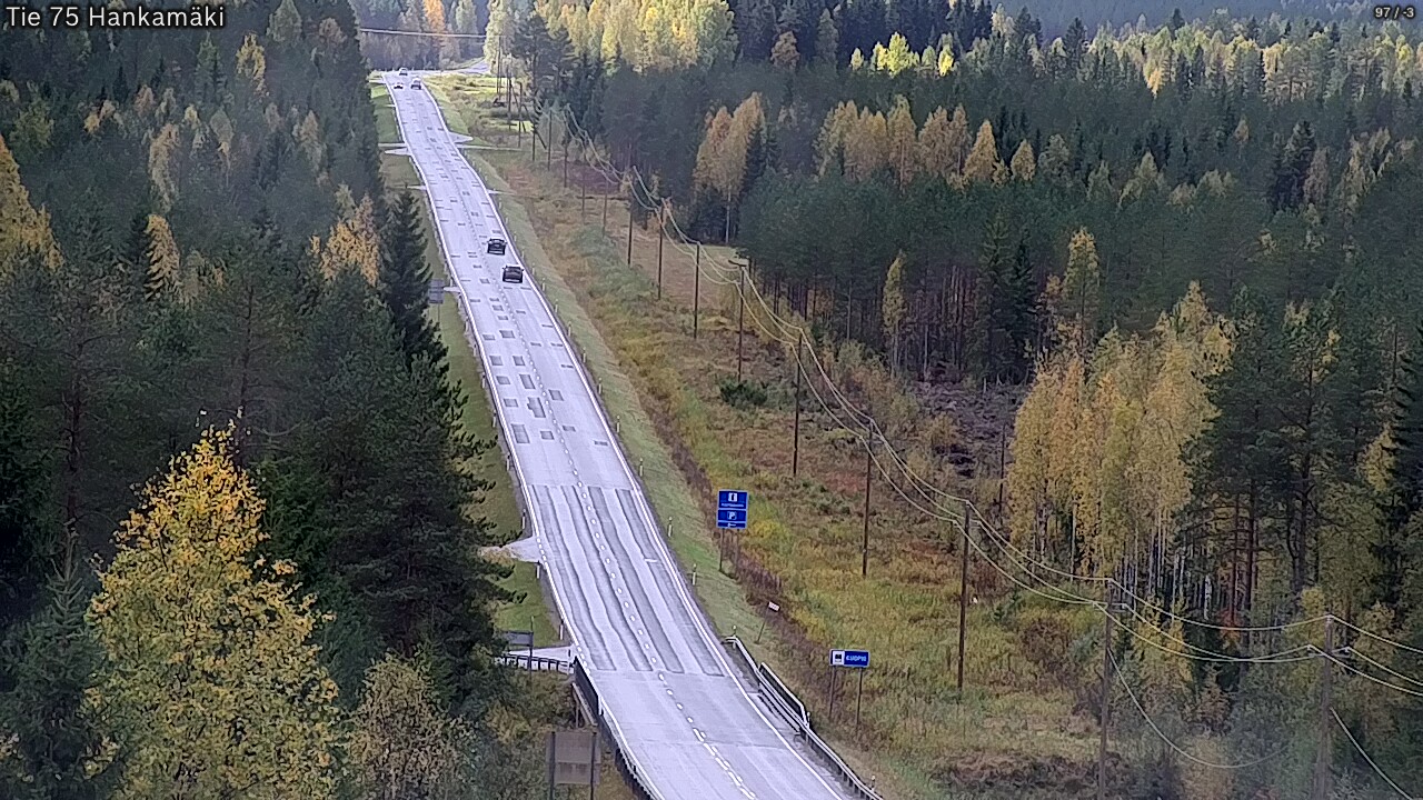 Weather Camera Image Road 75 Rautavaara, Hankamäki, Rautavaara, Pohjois-Savo