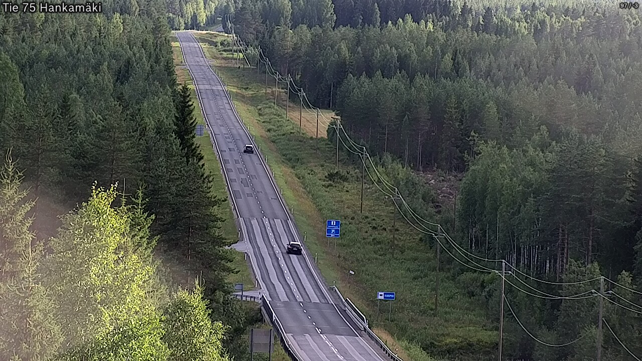 Kelikamerat Kuva Tie 75 Rautavaara, Hankamäki, Rautavaara, Pohjois-Savo