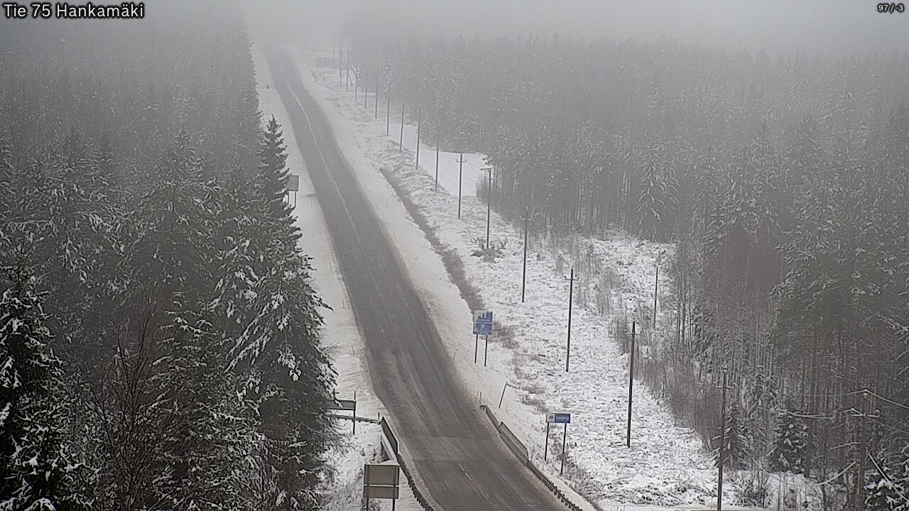 Weather Camera Image Road 75 Rautavaara, Hankamäki, Rautavaara, Pohjois-Savo