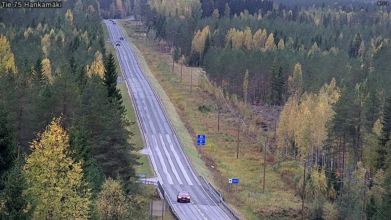 Weather Camera Image Road 75 Rautavaara, Hankamäki, Rautavaara, Pohjois-Savo