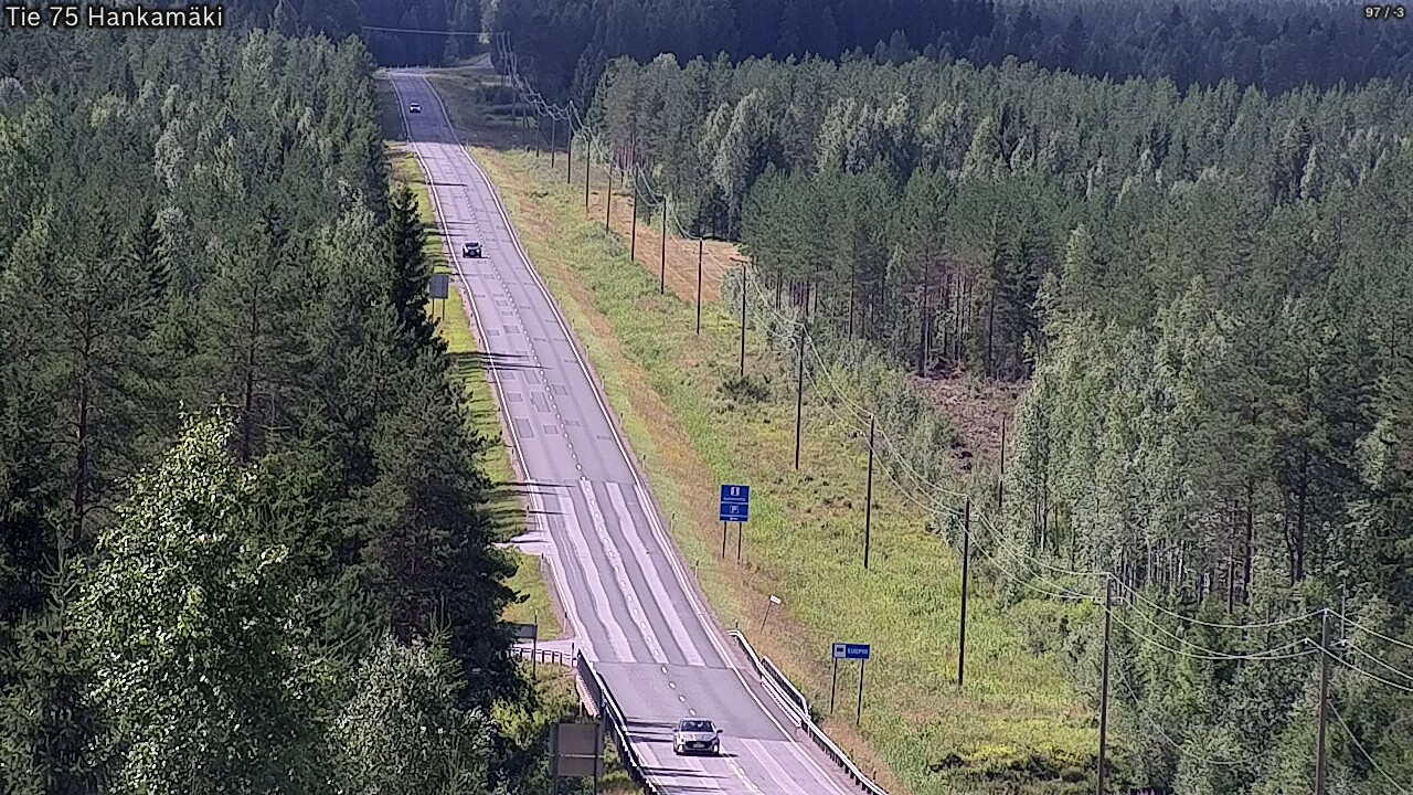 Kelikamerat Kuva Tie 75 Rautavaara, Hankamäki, Rautavaara, Pohjois-Savo