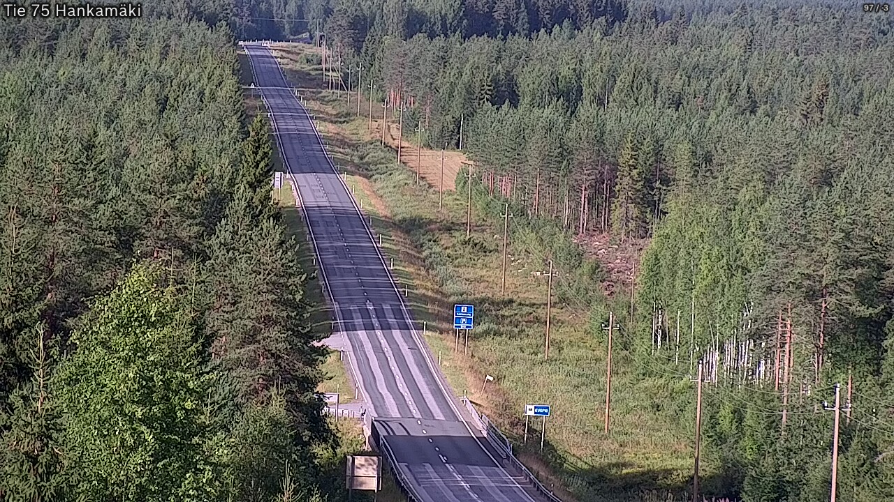 Weather Camera Image Road 75 Rautavaara, Hankamäki, Rautavaara, Pohjois-Savo