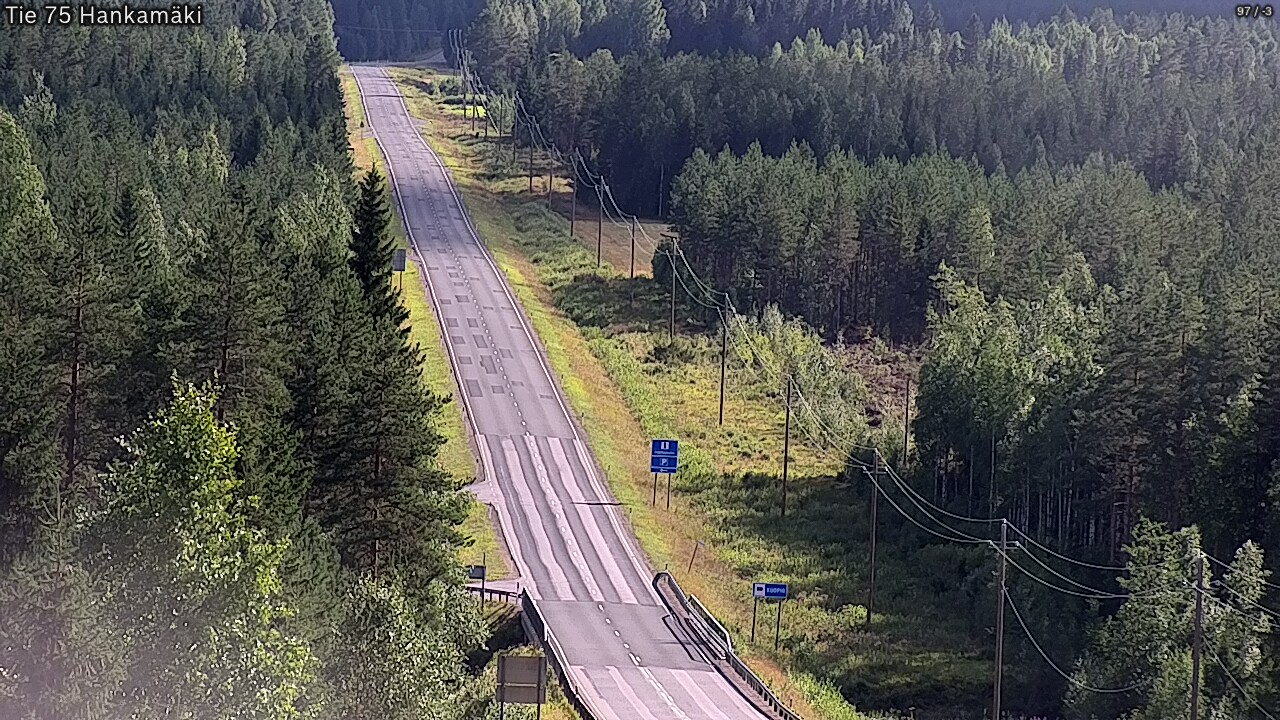 Kelikamerat Kuva Tie 75 Rautavaara, Hankamäki, Rautavaara, Pohjois-Savo