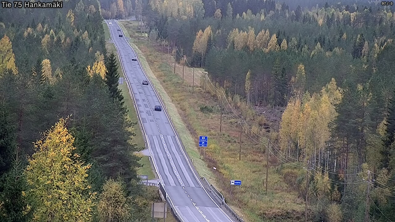 Weather Camera Image Road 75 Rautavaara, Hankamäki, Rautavaara, Pohjois-Savo