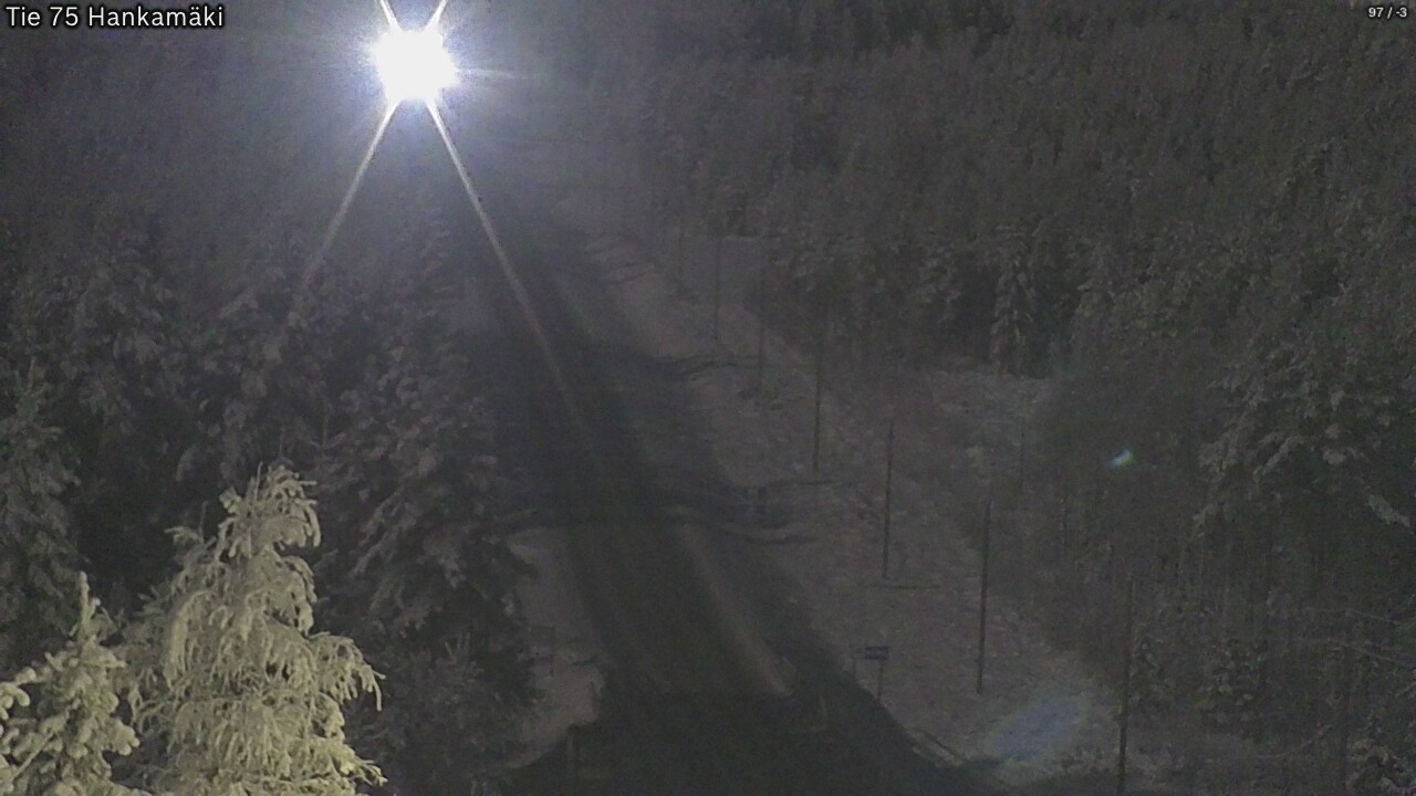 Weather Camera Image Väg 75 Rautavaara, Hankamäki, Rautavaara, Pohjois-Savo