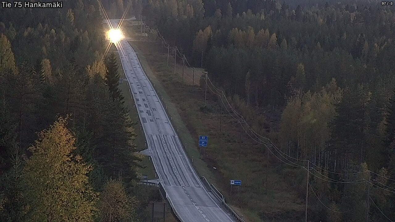Kelikamerat Kuva Tie 75 Rautavaara, Hankamäki, Rautavaara, Pohjois-Savo