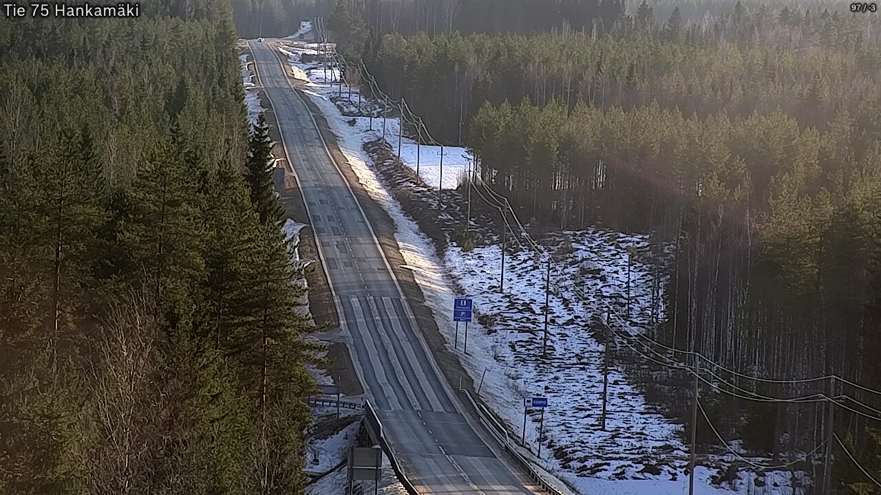 Kelikamerat Kuva Tie 75 Rautavaara, Hankamäki, Rautavaara, Pohjois-Savo