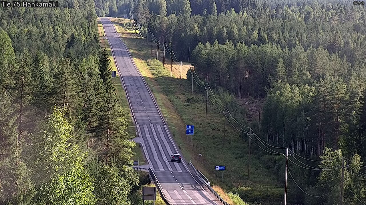 Kelikamerat Kuva Tie 75 Rautavaara, Hankamäki, Rautavaara, Pohjois-Savo