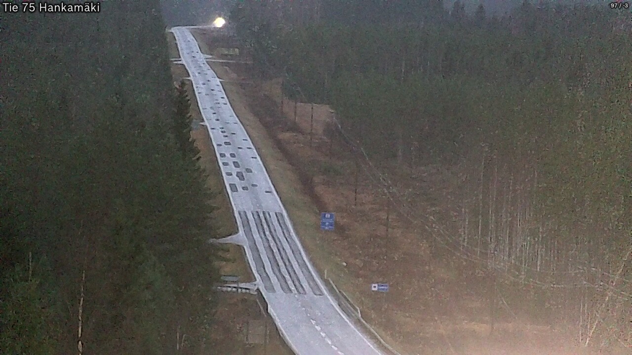 Weather Camera Image Väg 75 Rautavaara, Hankamäki, Rautavaara, Pohjois-Savo