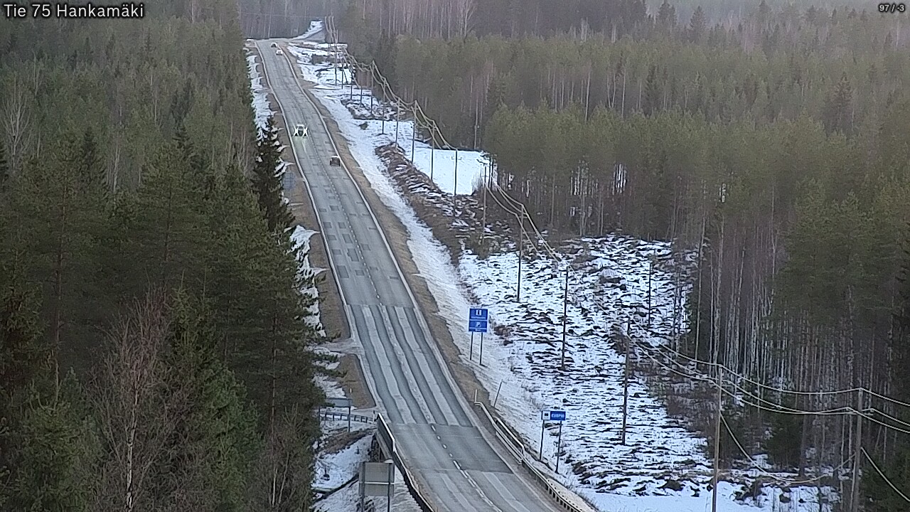 Kelikamerat Kuva Tie 75 Rautavaara, Hankamäki, Rautavaara, Pohjois-Savo
