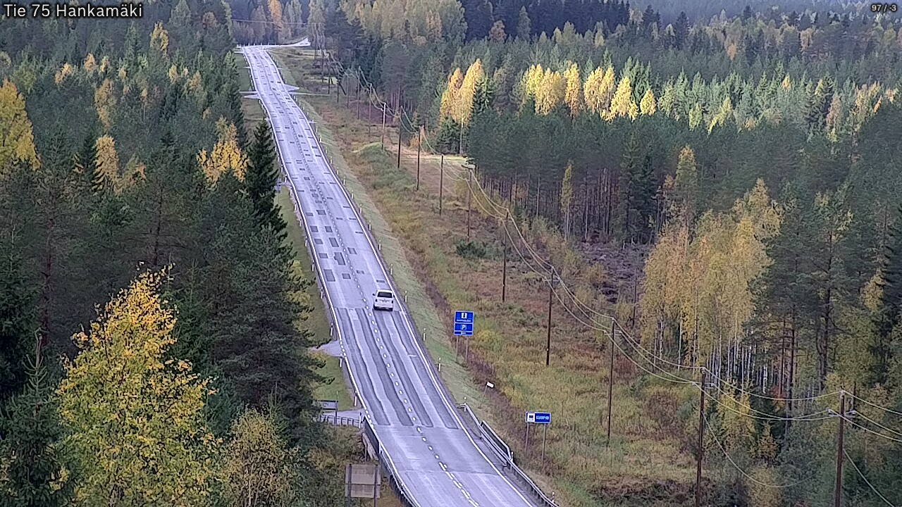 Weather Camera Image Road 75 Rautavaara, Hankamäki, Rautavaara, Pohjois-Savo