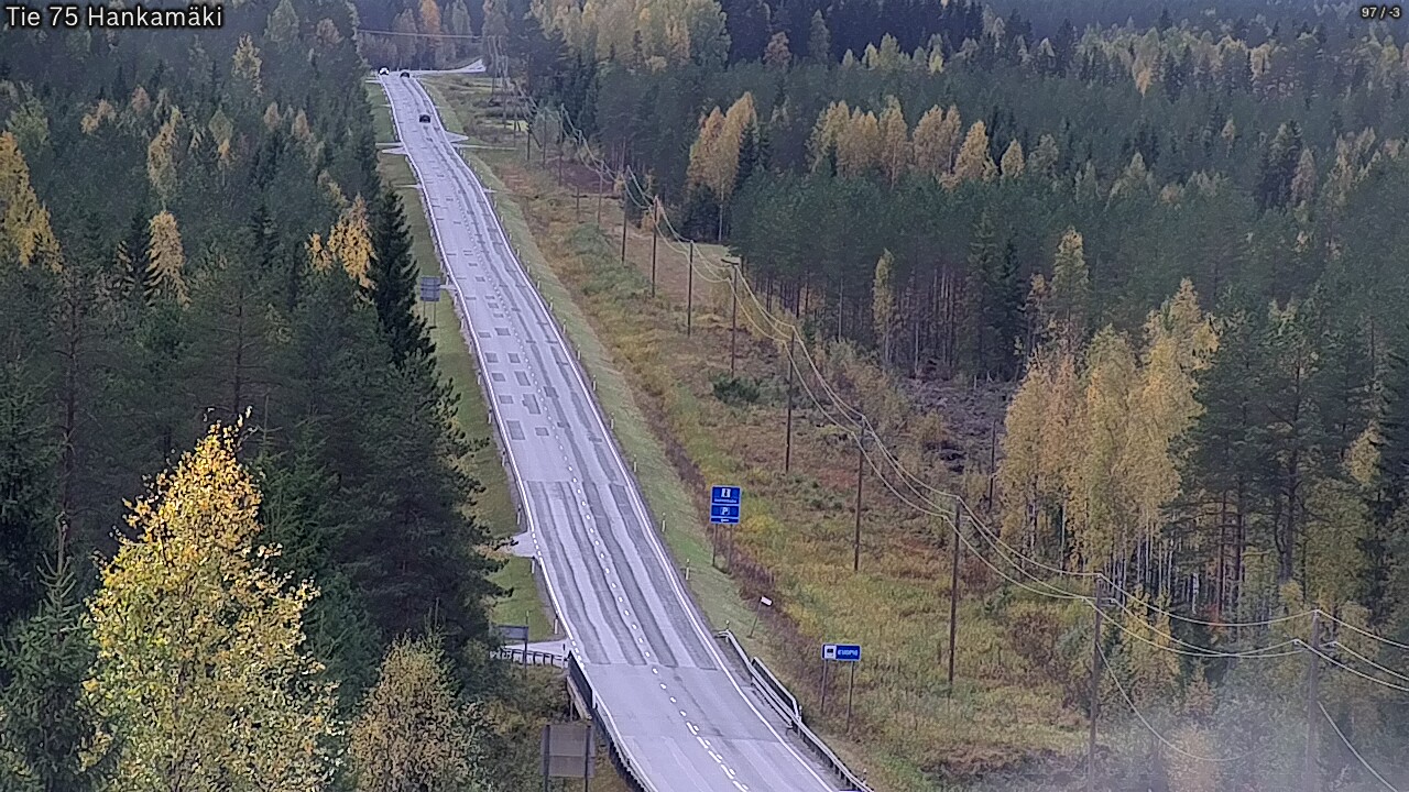 Weather Camera Image Road 75 Rautavaara, Hankamäki, Rautavaara, Pohjois-Savo
