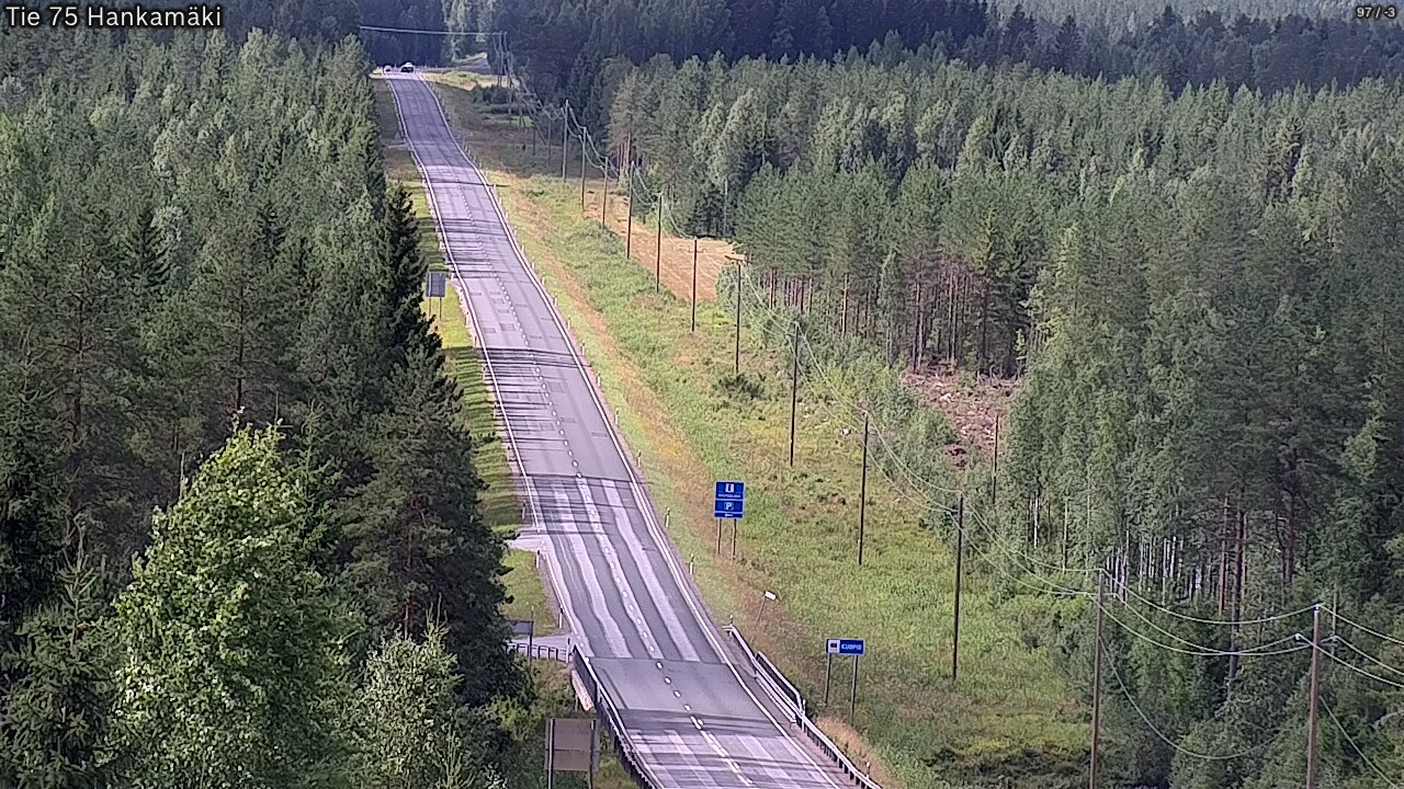 Kelikamerat Kuva Tie 75 Rautavaara, Hankamäki, Rautavaara, Pohjois-Savo