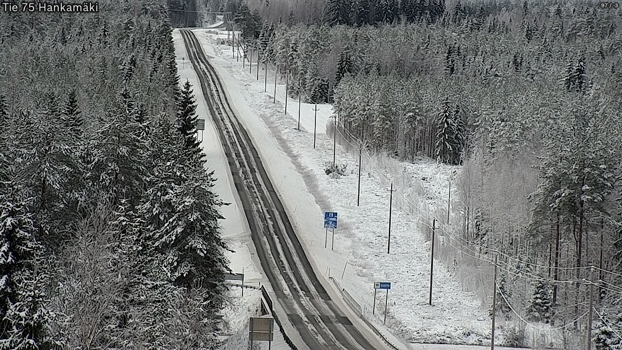 Kelikamerat Kuva Tie 75 Rautavaara, Hankamäki, Rautavaara, Pohjois-Savo