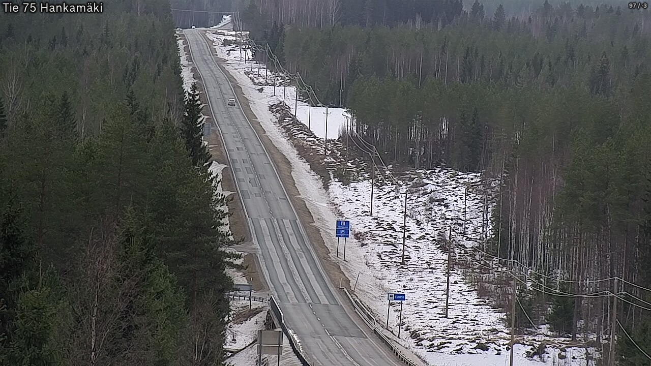Kelikamerat Kuva Tie 75 Rautavaara, Hankamäki, Rautavaara, Pohjois-Savo