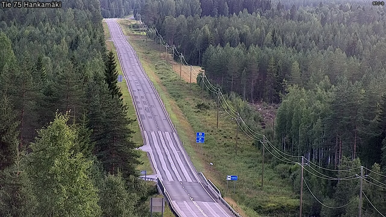 Kelikamerat Kuva Tie 75 Rautavaara, Hankamäki, Rautavaara, Pohjois-Savo