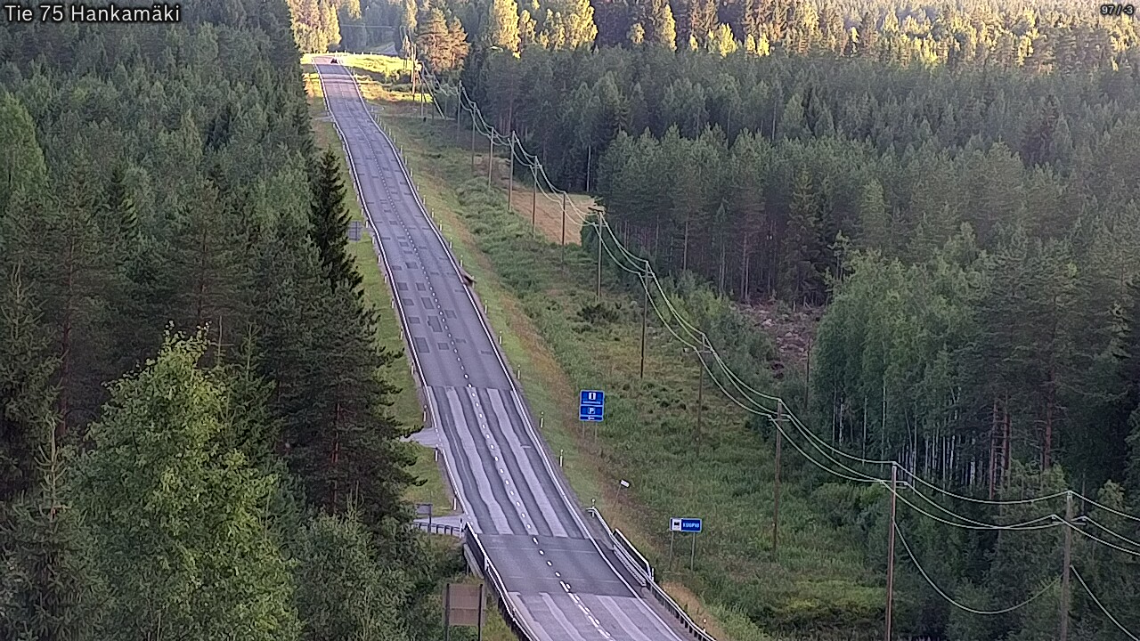 Kelikamerat Kuva Tie 75 Rautavaara, Hankamäki, Rautavaara, Pohjois-Savo