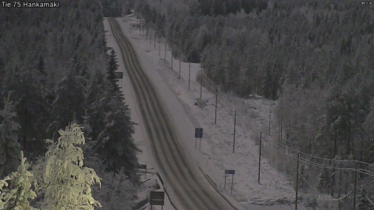 Weather Camera Image Väg 75 Rautavaara, Hankamäki, Rautavaara, Pohjois-Savo