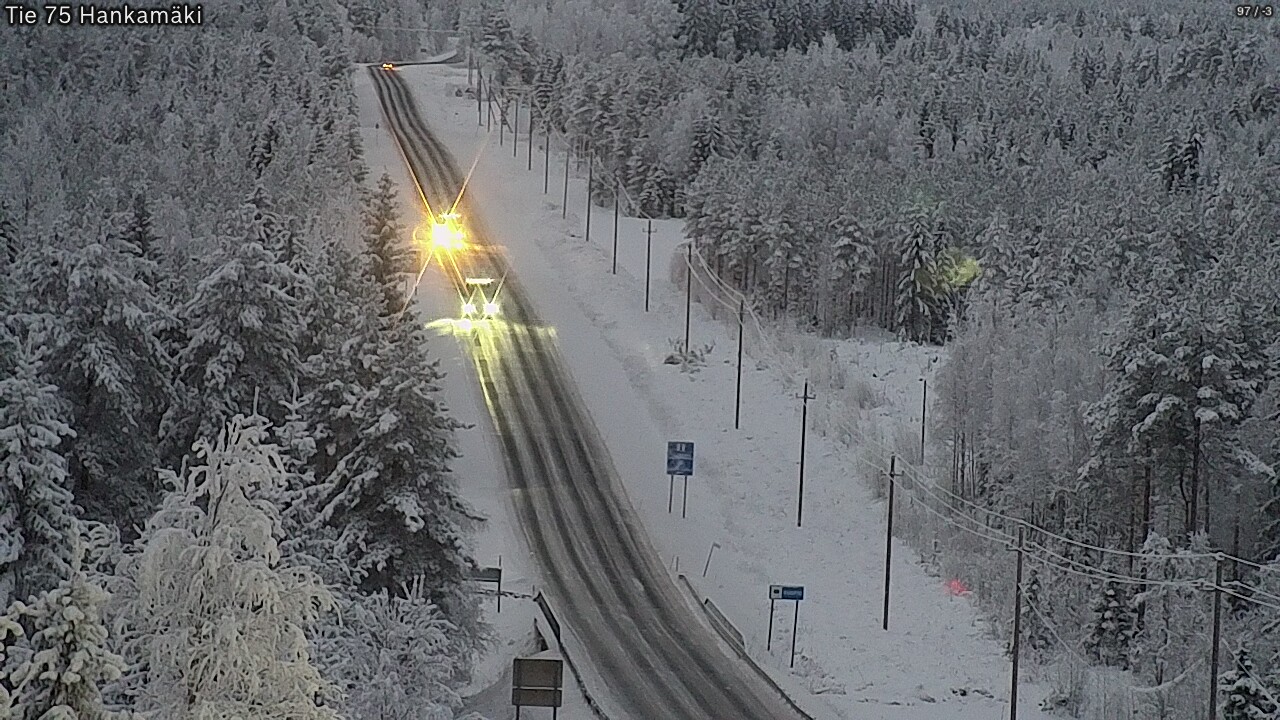 Kelikamerat Kuva Tie 75 Rautavaara, Hankamäki, Rautavaara, Pohjois-Savo