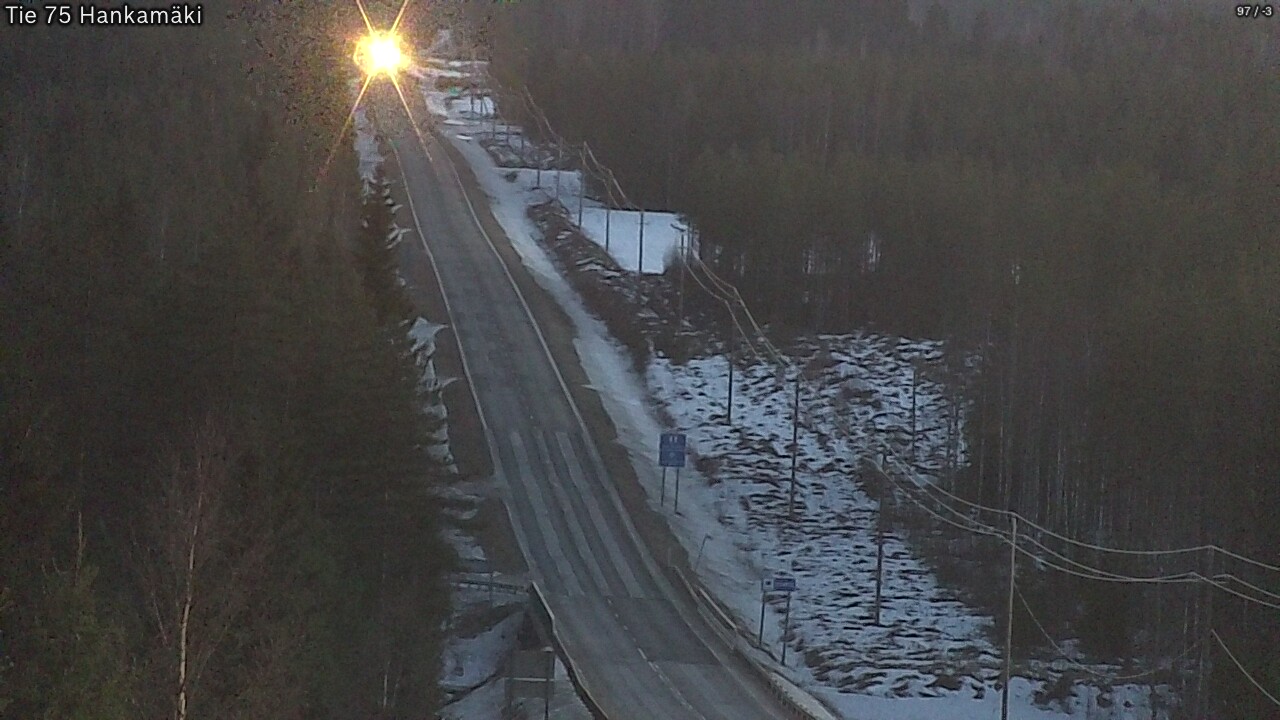 Kelikamerat Kuva Tie 75 Rautavaara, Hankamäki, Rautavaara, Pohjois-Savo