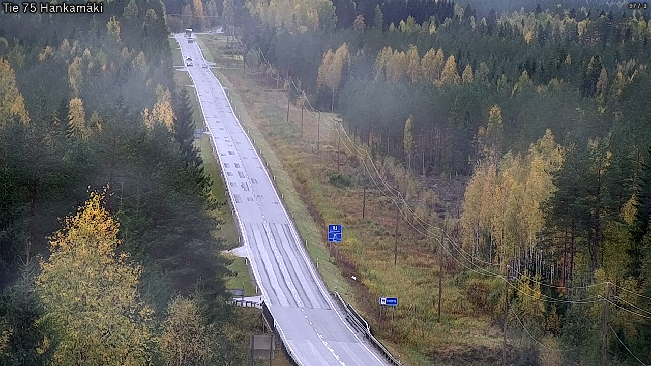 Weather Camera Image Road 75 Rautavaara, Hankamäki, Rautavaara, Pohjois-Savo