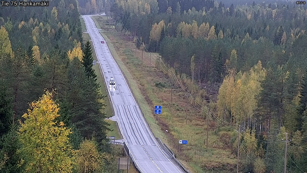 Kelikamerat Kuva Tie 75 Rautavaara, Hankamäki, Rautavaara, Pohjois-Savo