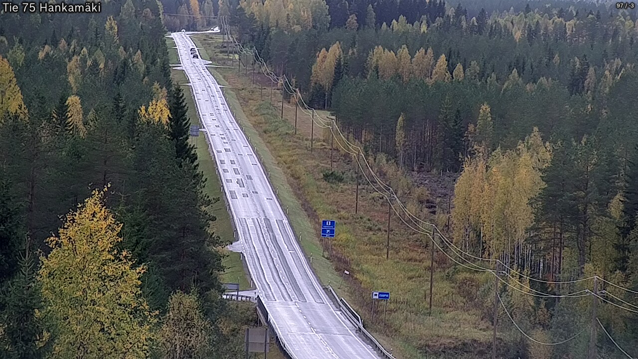 Weather Camera Image Road 75 Rautavaara, Hankamäki, Rautavaara, Pohjois-Savo