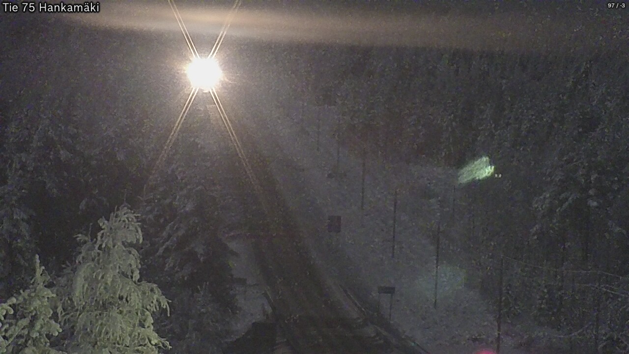 Weather Camera Image Väg 75 Rautavaara, Hankamäki, Rautavaara, Pohjois-Savo