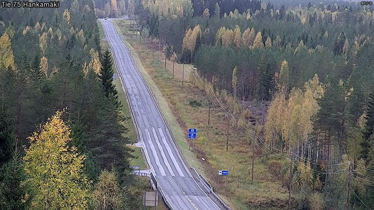 Weather Camera Image Road 75 Rautavaara, Hankamäki, Rautavaara, Pohjois-Savo