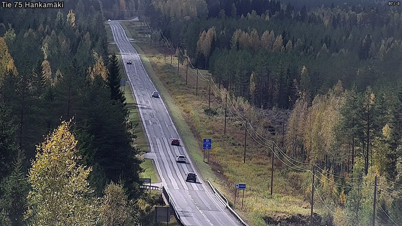 Weather Camera Image Road 75 Rautavaara, Hankamäki, Rautavaara, Pohjois-Savo