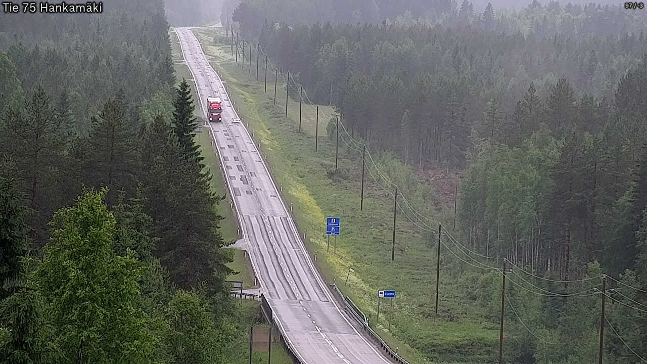 Weather Camera Image Road 75 Rautavaara, Hankamäki, Rautavaara, Pohjois-Savo