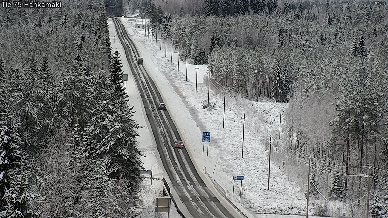 Kelikamerat Kuva Tie 75 Rautavaara, Hankamäki, Rautavaara, Pohjois-Savo