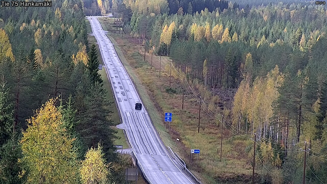 Weather Camera Image Road 75 Rautavaara, Hankamäki, Rautavaara, Pohjois-Savo