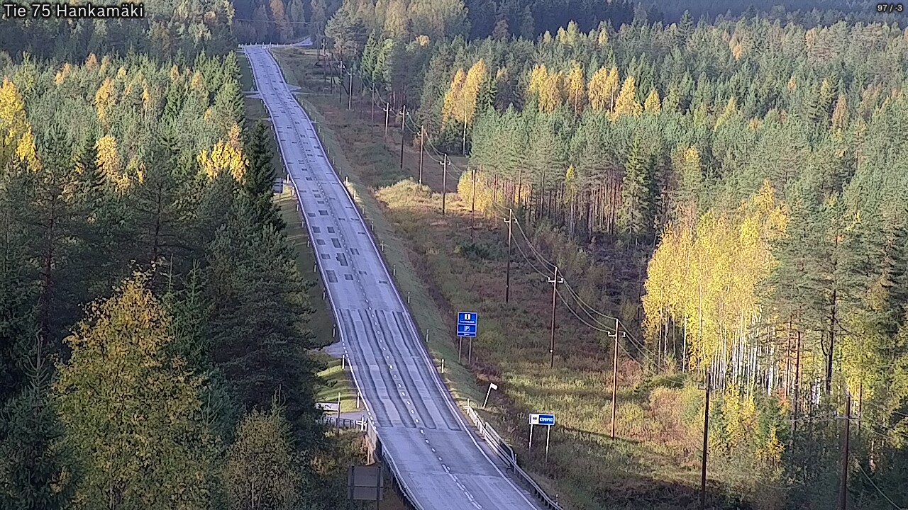 Weather Camera Image Road 75 Rautavaara, Hankamäki, Rautavaara, Pohjois-Savo