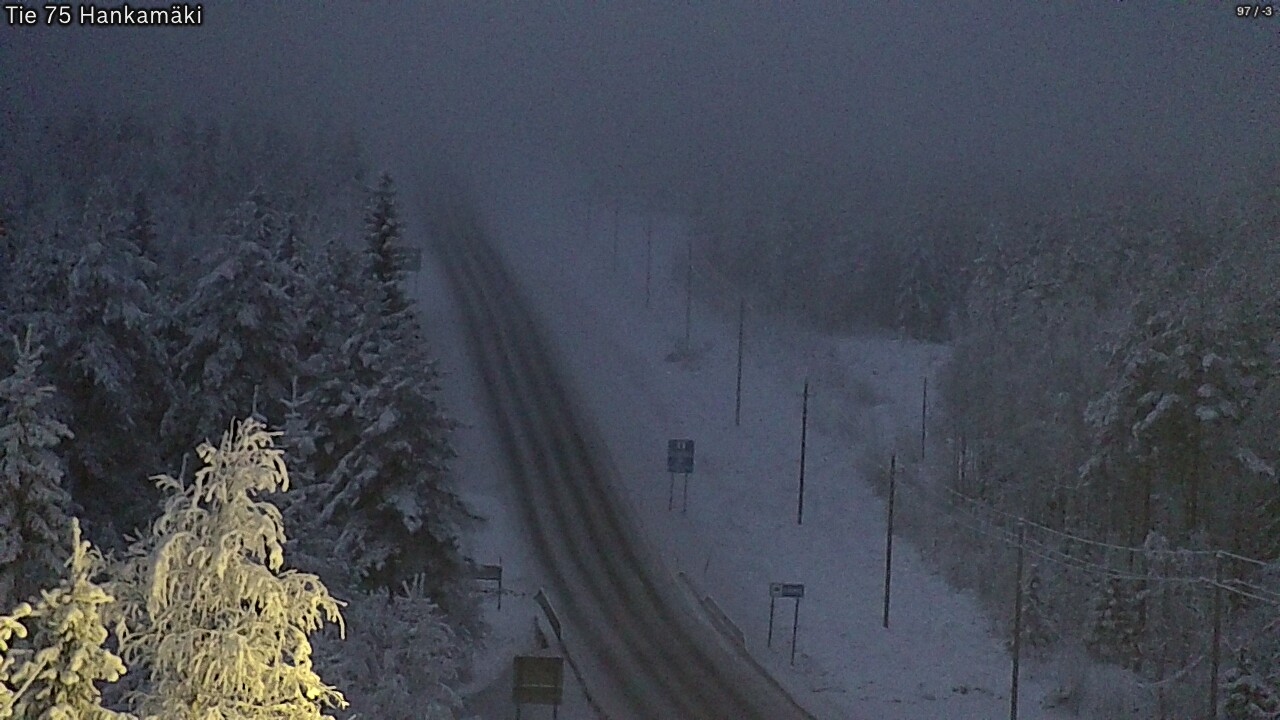 Weather Camera Image Väg 75 Rautavaara, Hankamäki, Rautavaara, Pohjois-Savo