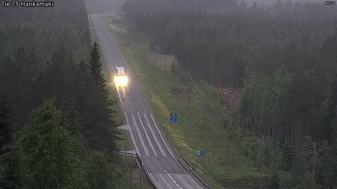 Kelikamerat Kuva Tie 75 Rautavaara, Hankamäki, Rautavaara, Pohjois-Savo